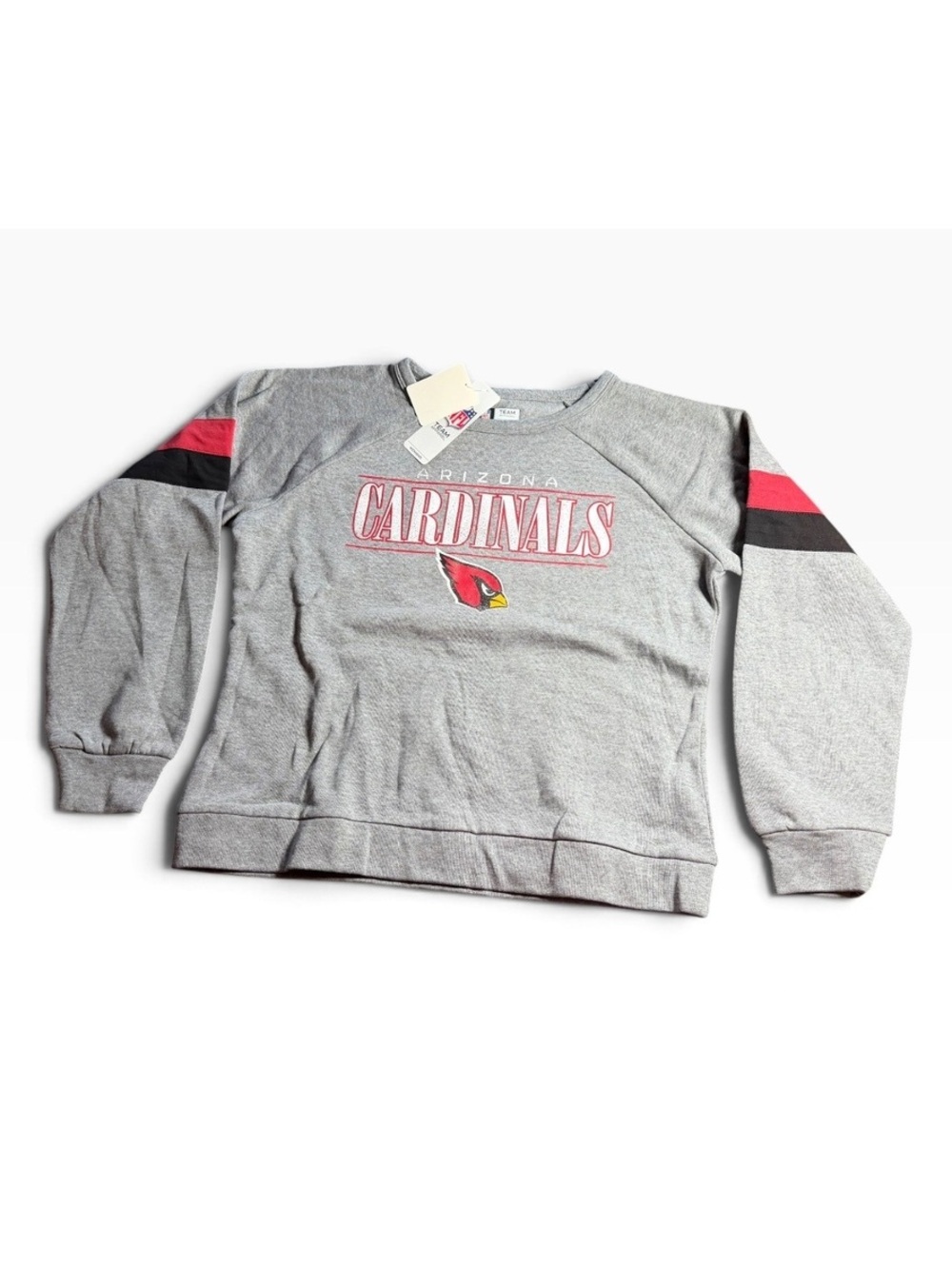 NFL ARIZONA CARDINALS Women’s team apparel gray sweatshirt size Medium NWT